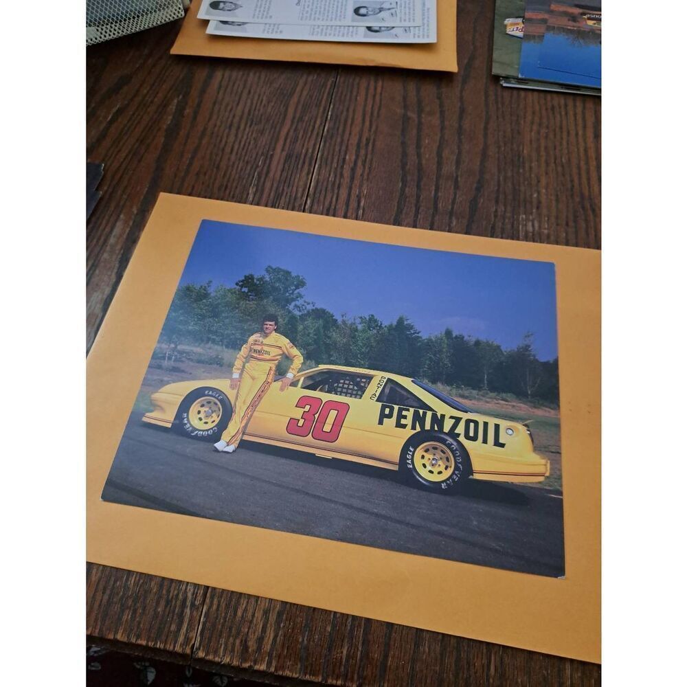Vintage Michael Waltrip Pennzoil 30 Driver Card Bahari Racing NASCAR Winston Cup